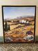 Oil painting landscape on canvas signed View of Provence