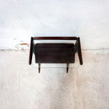 Mahogany coffee table by Ico Parisi for De Baggis Italia 1950s