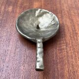 Brutalist Bronze Candle Holder, 1970s