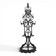 Cast iron coat rack for the cloakroom.