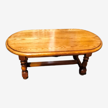 Table basse bois massif avec un tiroir