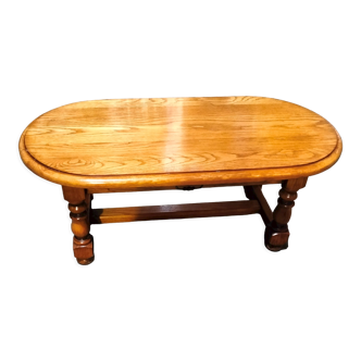 Table basse bois massif avec un tiroir