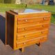 Vintage light wood dresser 1950