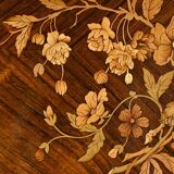 Table à système en marqueterie, style louis xvi – 2ème moitié xixe