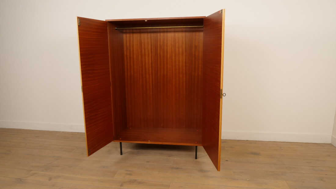 Vintage wardrobe | Teak | Hanging clothes