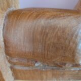 Paire de serre-livres cerfs vintage en chêne massif