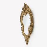 20th Century Belgium gold framed mirror in Louis XV style
