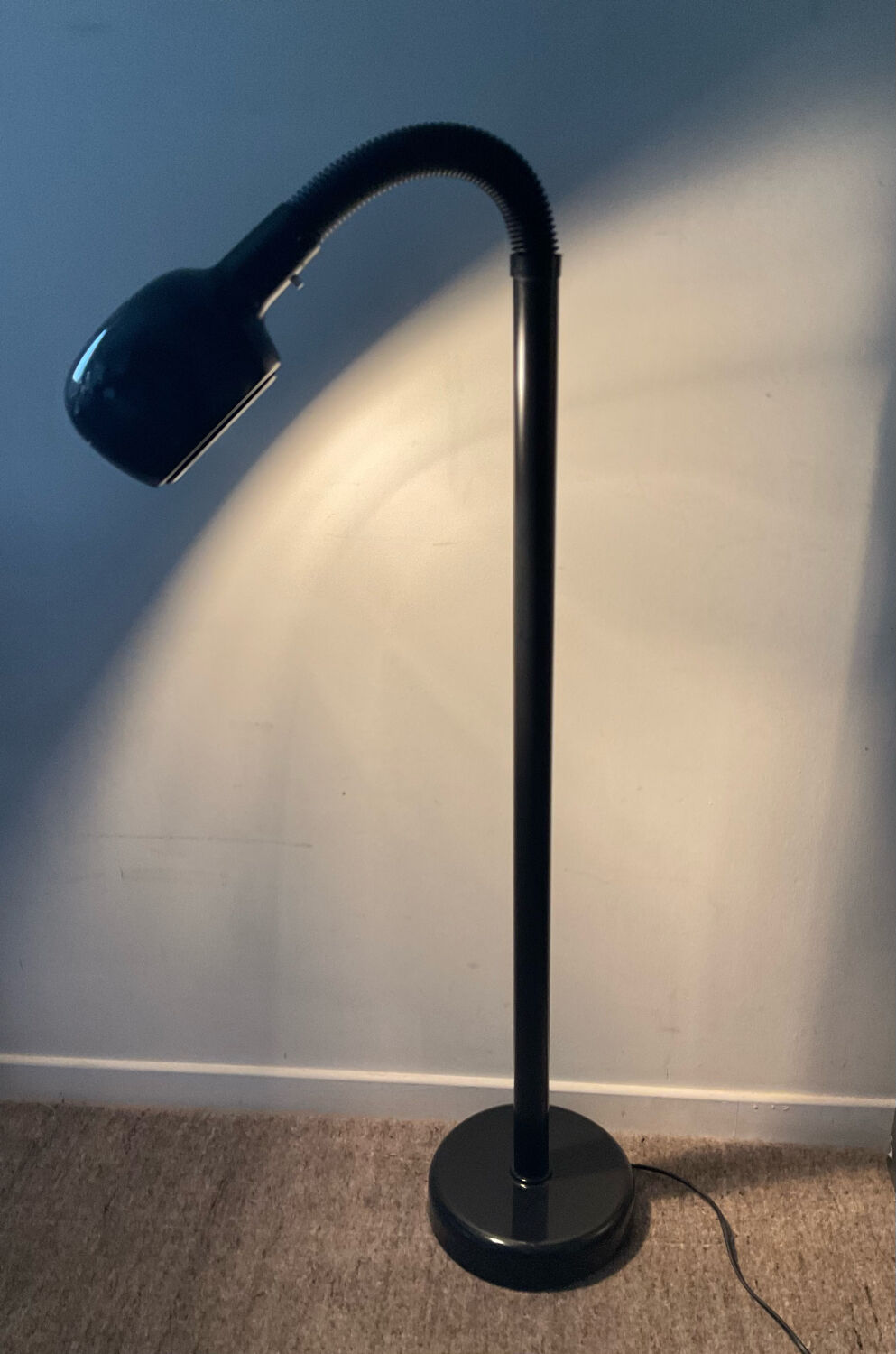 Cobra floor lamp by Fagerhults Sweden from the 70s