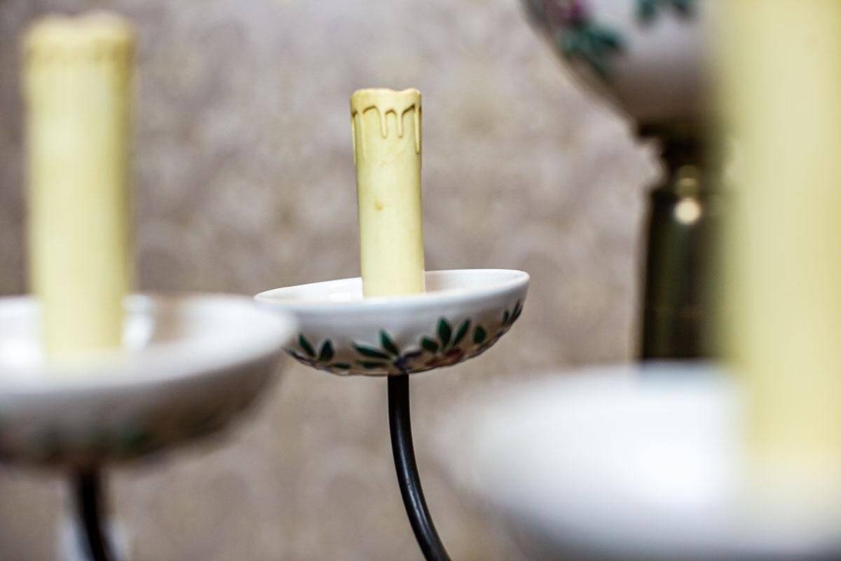 Faience Pendant Lamp, 1960s