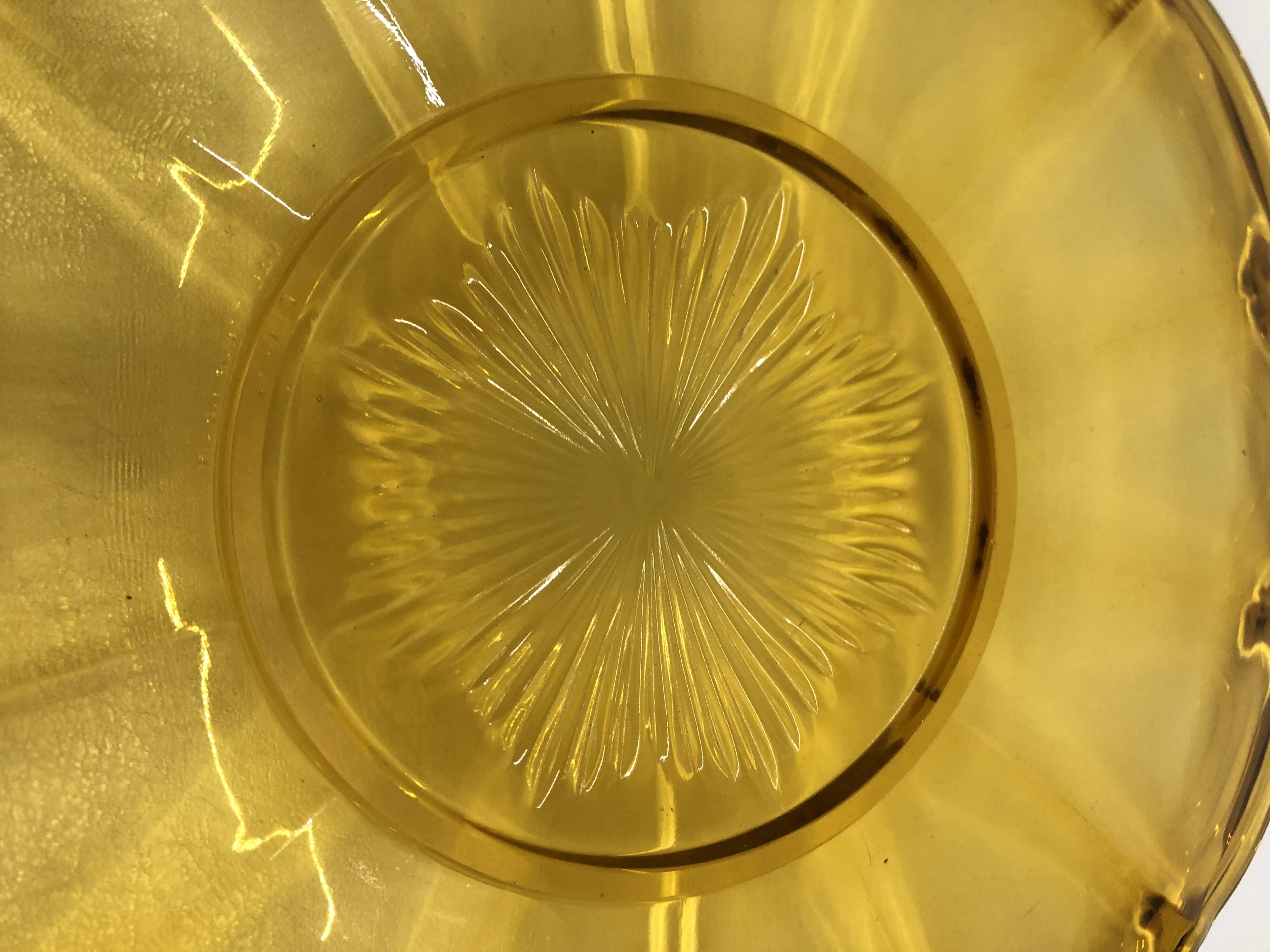 Luxval art deco dish by Val Saint Lambert
