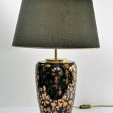Lampe de table en céramique glamour, années 1980