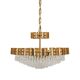 Brass chandelier, Danish design, 1970s, produced in Denmark