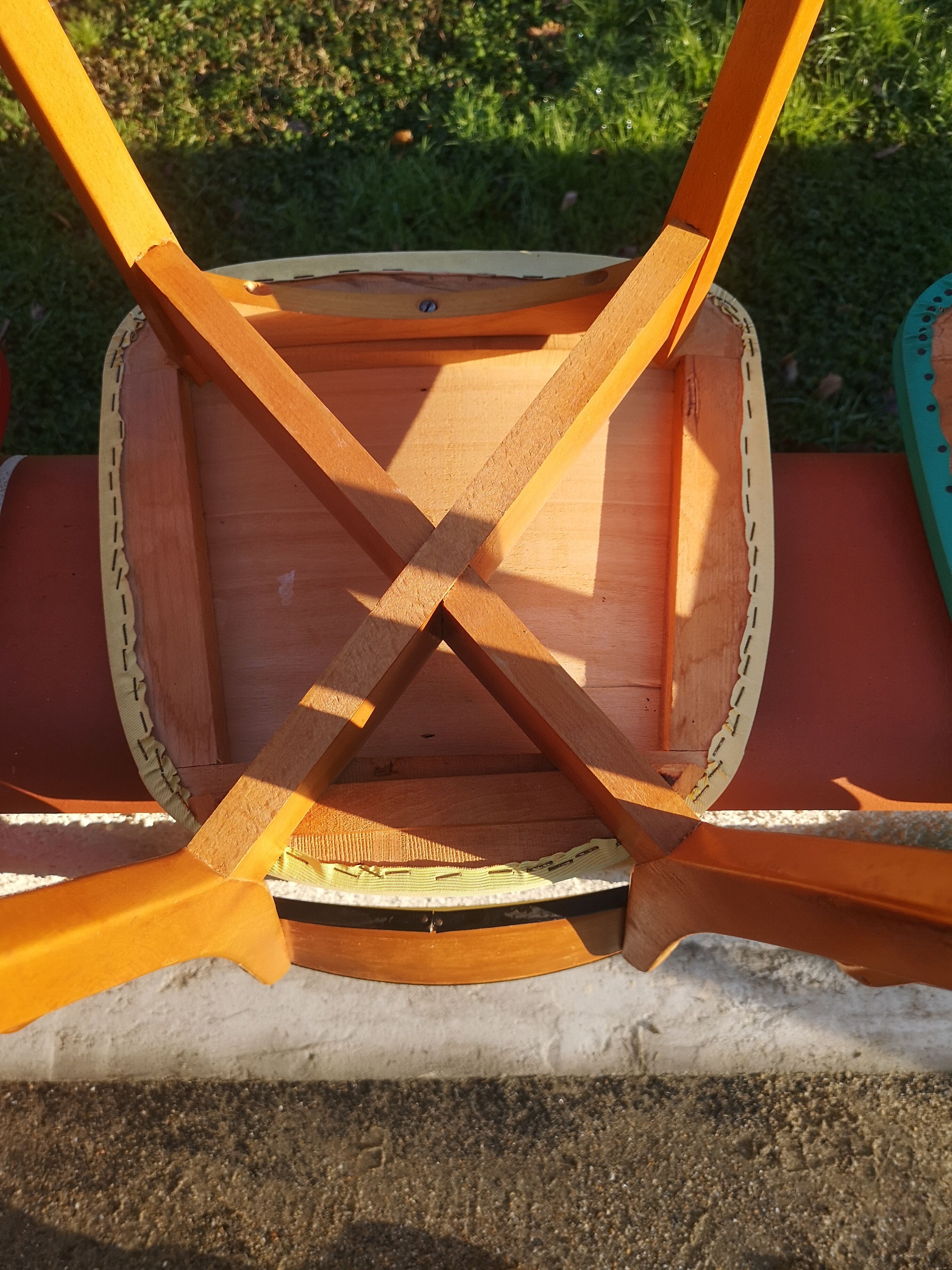 Lot de trois chaises vintages années 1950