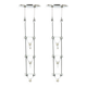 Pair of Scintilla Suspensions by Livio and Pier Giacomo Castiglioni Fontana Ar