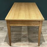 Bureau 1 tiroir en ceinture bois massif brut