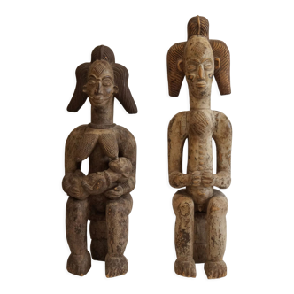 Paire de statues du Gabon