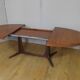 Baumann walnut oval table