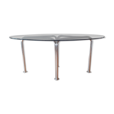 Table de salle à manger ovale 70's