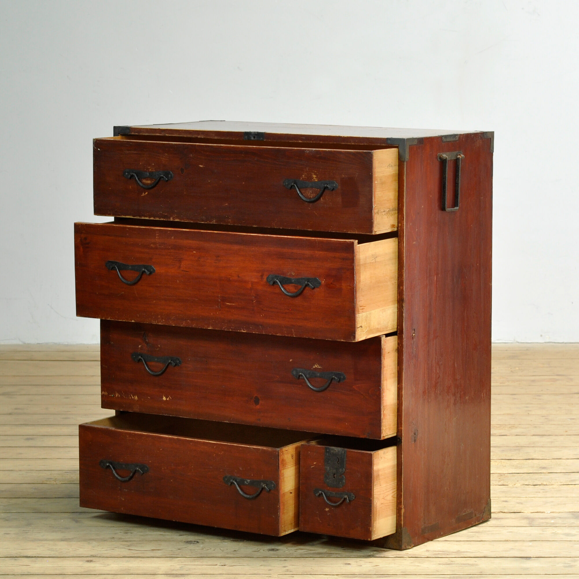 Japanese Tansu chest of drawers, circa 1870