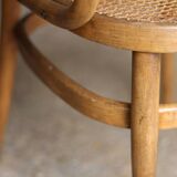 curved wooden armchair (Cambier or Carton) circa 1900.