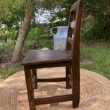 Old wooden children's chair