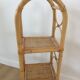 Vintage rattan shelf