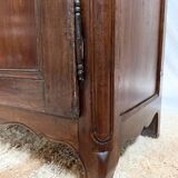 18th century walnut hosiery cabinet
