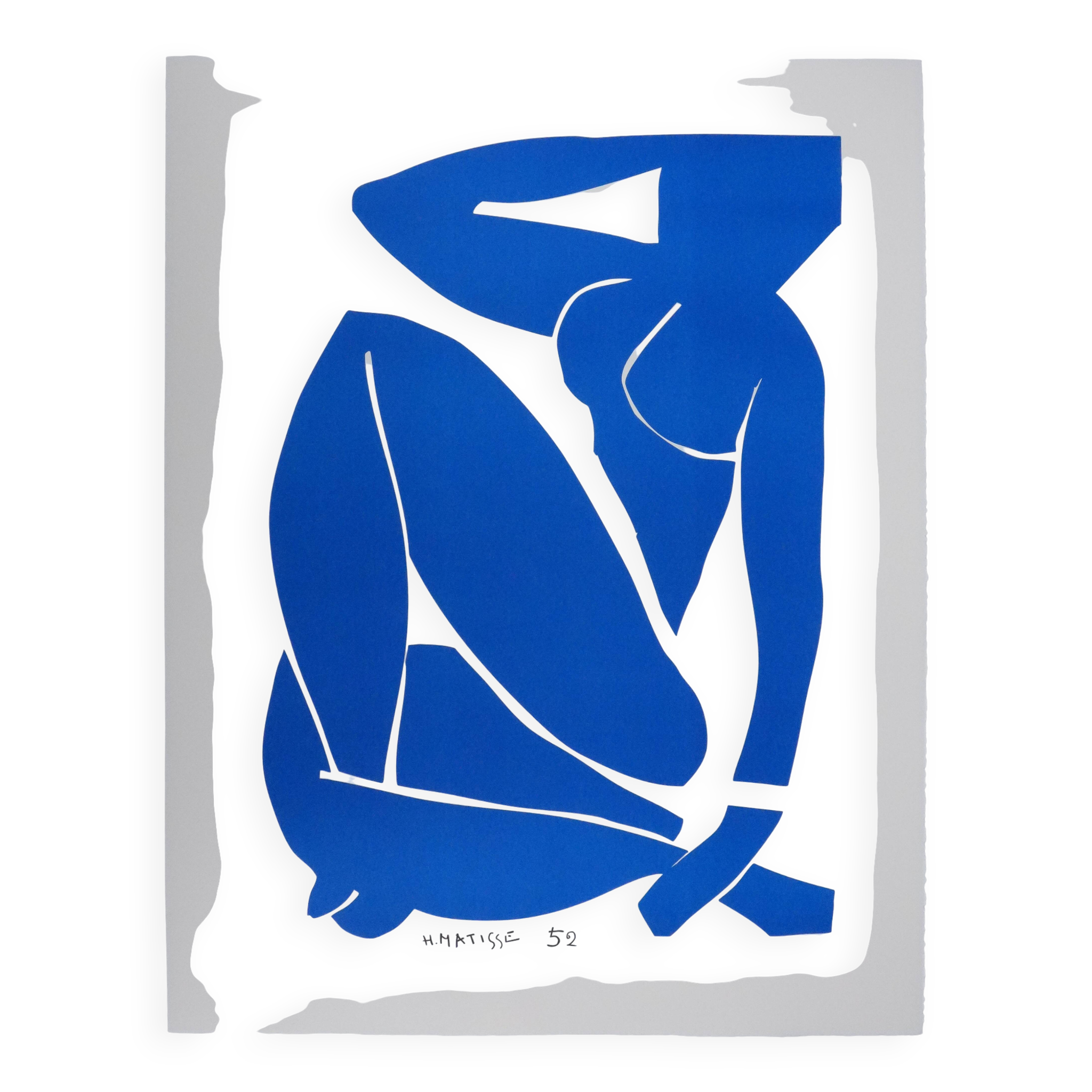 Henri Matisse: Blue Nude I, signed lithograph