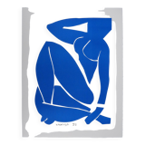 Henri Matisse: Blue Nude I, signed lithograph