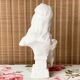 Bust of woman in plaster: Diane