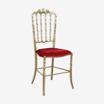 Chiavari brass chair