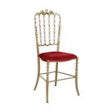 Chiavari brass chair