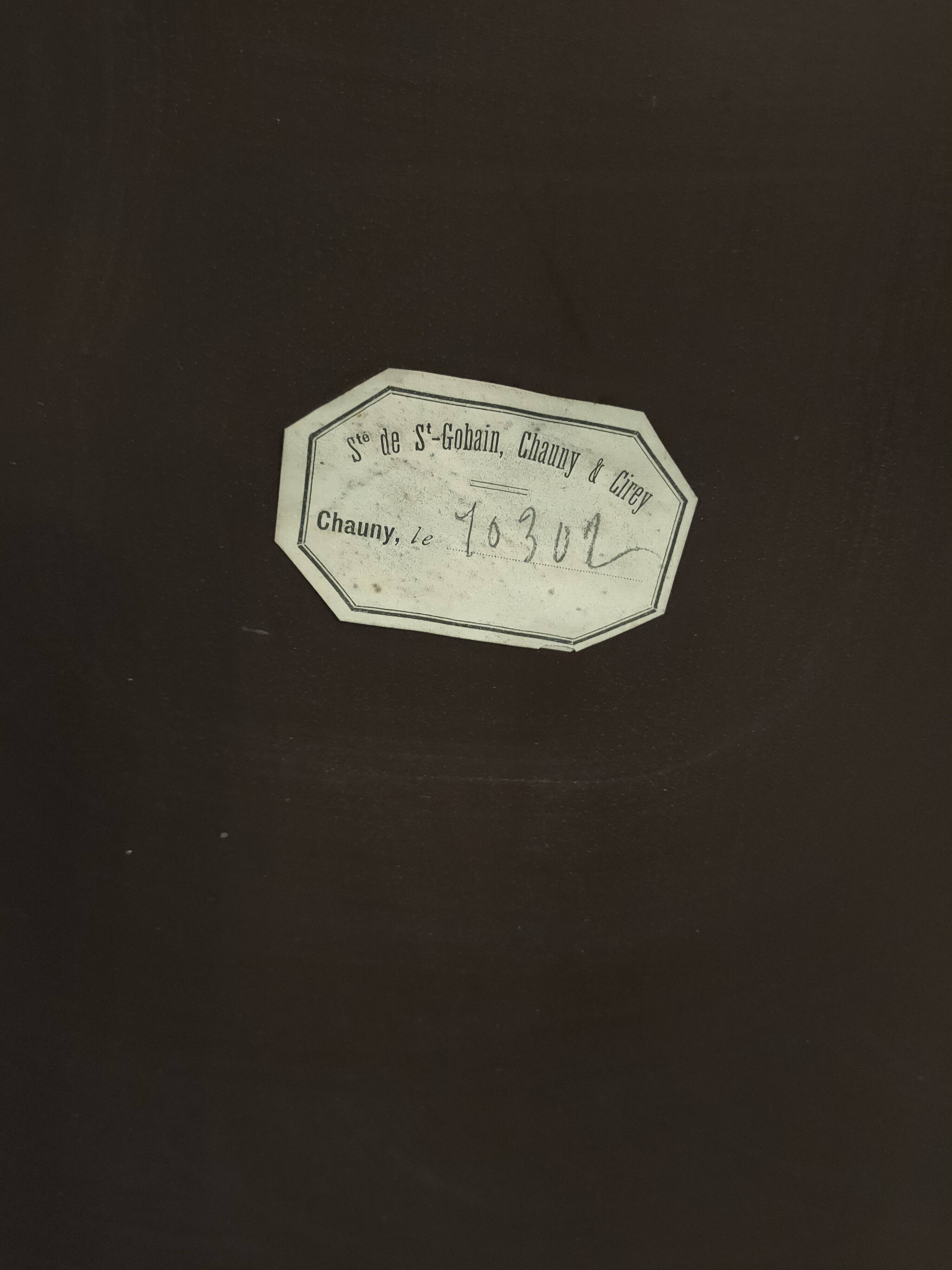 trumeau mirror from the 1920s in painted wood