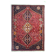 Hand made vintage persian rug traditional oriental red blue wool carpet 142x200cm