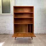Scandinavian teak bookcase, 60s