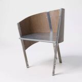 Pair of armchairs Paolo Pallucco & Mireille Rivier circa 1988 Italy