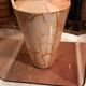 Ceramic vase art deco style - vintage - orange