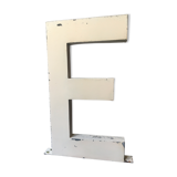Old sign letter e 40 cm vintage