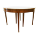 Table a bandeau a six pieds Acajou blond XX siècle