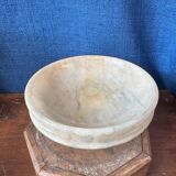 Beautiful footed bowl/trinket dish in alabaster.
