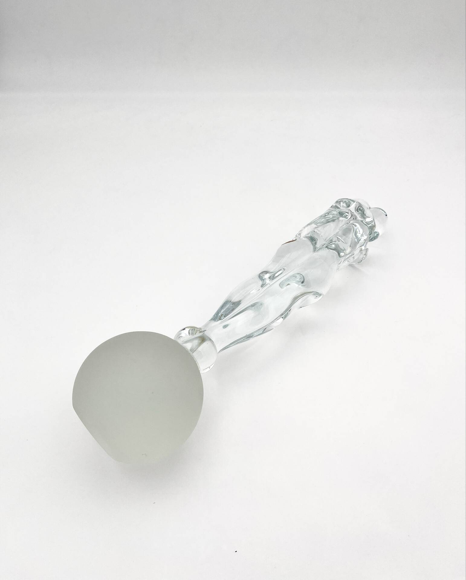 Sculpture Amoureux Verre Massif Murano 2000 Signée Mathis Zane