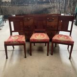 Lot of three antique chairs in perfect condition