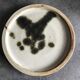 Small vintage plate from the La Colombe pottery, Vallauris artistic effect stoneware
