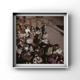 Une journée en terrasse à Amsterdam, tirage d’art, 1961, couleurs originales du film