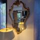 Golden baroque mirror 98 x 67 cm