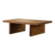 Mid-century Swedish coffee table in solid pine, attributed to Sven Larsson, 1960s.