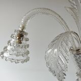 Art Deco chandelier in Murano glass by Barovier and Toso from the 1940s.