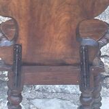 Chaise escabelle en chêne