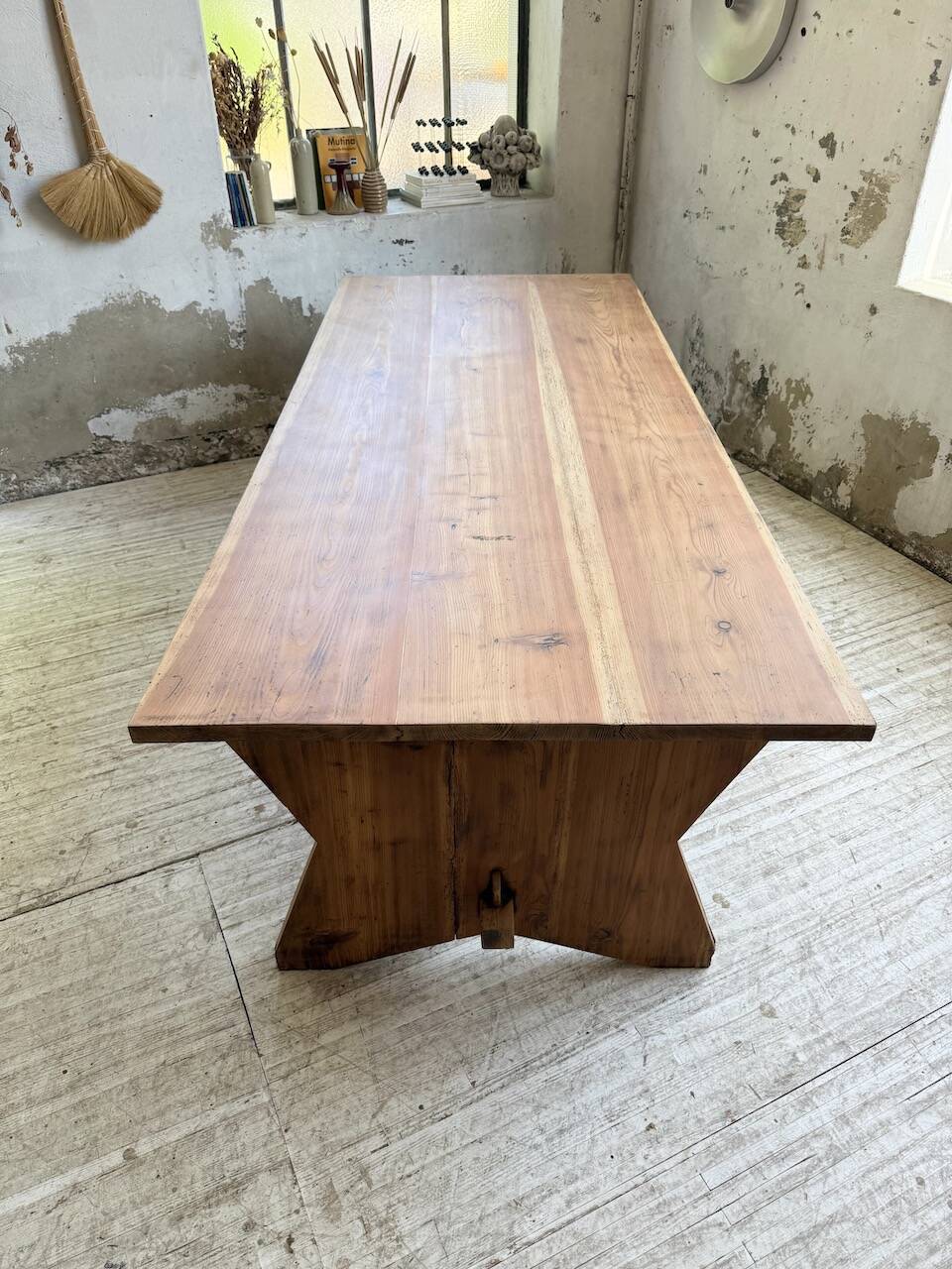 2.5m5 XL pine farmhouse table