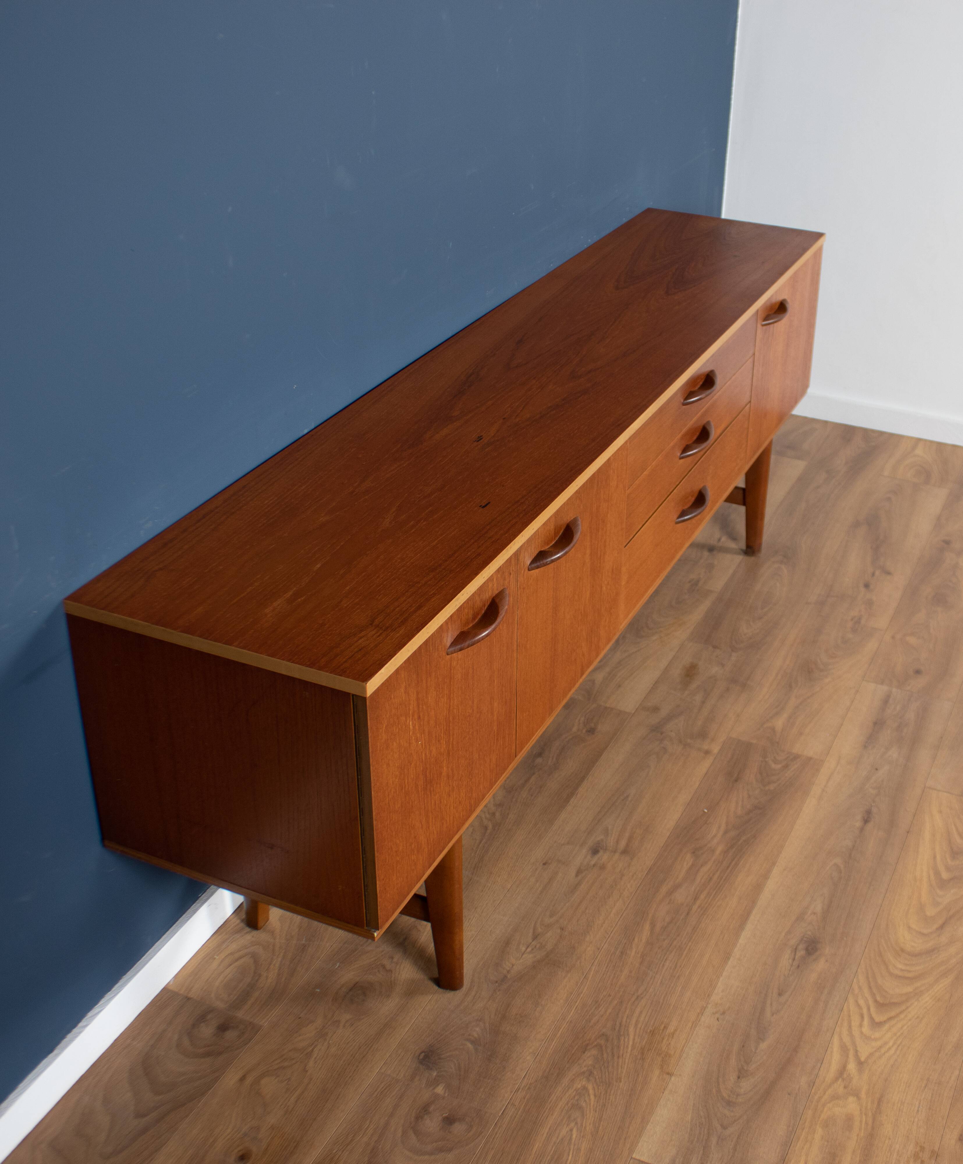 Retro teak 1960s avalon long mid century sideboard